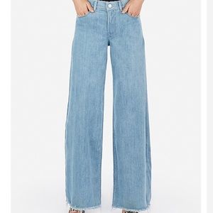 Express high waist wide leg jeans